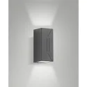 Wandarmatuur voor buitenshuis LULY IP65, donkergrijs