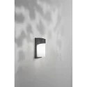 Fabas Luce outdoor wall luminaire GLUCK E27 IP54, dark grey