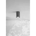 Fabas Luce Plafondarmatuur voor buiten MANU E27 IP54, donkergrijs