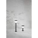 Fabas Luce Lichtpaal THIAGO 30 E27 IP65, donkergrijs