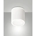 surface luminaire PACA round IP20, satined, white