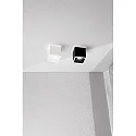 Fabas Luce surface luminaire COIBA square IP20, satined, white