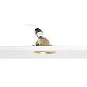 Faro Plafondinbouwarmatuur FRESH GU10 IP20, goud mat