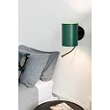 Faro Wandarmatuur GUADALUPE E27 IP20, groen, zwart mat 