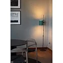 Faro floor lamp GUADALUPE E27 IP20, green, black matt 