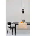 Faro pendant luminaire RETRO E14 IP20, copper, black matt 