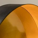 pendant luminaire WHIZZ 5 flames E27 IP20, gold, black 