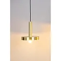 Faro Pendelarmatuur WHIZZ E27 IP20, goud, zwart 