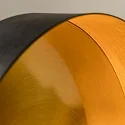 Faro Wandarmatuur WHIZZ E27 IP20, goud, zwart mat 