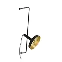 Faro Wandarmatuur WHIZZ E27 IP20, goud, zwart mat 