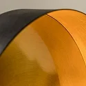 Faro Wandarmatuur WHIZZ E27 IP20, goud, zwart mat 