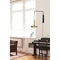 Faro Wandarmatuur WHIZZ E27 IP20, goud, zwart 