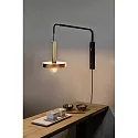 Faro Wandarmatuur WHIZZ E27 IP20, goud, zwart 