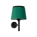 Wandarmatuur SAVOY E27 IP20, groen, zwart 