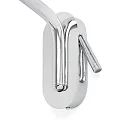 Wandarmatuur ETERNA E27 IP20, chroom, wit 