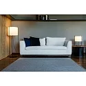 Faro Staande lamp DRUM E27 IP20, beige, zwart mat 