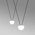 Faro Pendelarmatuur MINE GLASS SPACE 2-vlams E27 IP20, wit mat 