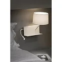 Faro Wandarmatuur HANDY E27 IP20, wit mat 