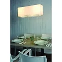 Faro pendant luminaire VESPER 2 flames E27 IP20, white matt 