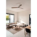 Faro Plafond ventilator LANTAU XL met Afstandsbediening IP20, nikkel mat, noten