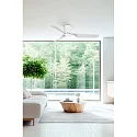 Faro Ceiling fan PEMBA L with remote control IP20, white glossy