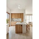 Faro Ceiling fan FRASER M with remote control IP20, white matt