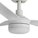 Ceiling fan PUNT M with remote control IP20, white matt