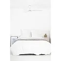 Ceiling fan PUNT M with remote control IP20, white matt