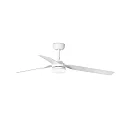 Ceiling fan PUNT M with remote control IP20, white matt