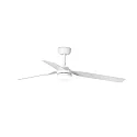 Ceiling fan PUNT M with remote control IP20, white matt