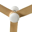 Faro Plafond ventilator PUNT M met Afstandsbediening IP20, wit mat, ahorn