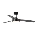 Faro Plafond ventilator BARTH met Afstandsbediening IP20, zwart mat