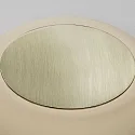Faro wall and ceiling luminaire MOY LED IP44, gold, satined 
