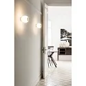 Faro wall and ceiling luminaire MOY LED IP44, gold, satined 