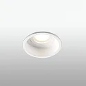 Faro ceiling recessed luminaire HYDE R GU10 IP44, white matt 