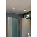 Faro Plafondinbouwarmatuur EBBA LED IP44, nikkel gesatineerd 