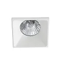 Plafondinbouwarmatuur NEON SQ hoekig GU10 IP20, wit mat 