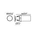 Faro Plafondinbouwarmatuur STAN draaibaar, roteerbaar GU10 IP20, wit mat 
