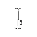 Faro Pendelarmatuur STAN GU10 IP20, wit mat 