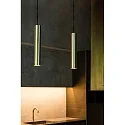 Faro Pendelarmatuur STAN GU10 IP20, goud, gesatineerd 