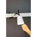 Faro Klemarmatuur STUDIO E14 IP20, glanzend, wit 