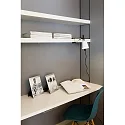 Faro Klemarmatuur STUDIO E14 IP20, glanzend, wit 