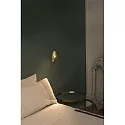 Faro Wandarmatuur LE LED IP20, goud, gesatineerd 