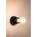 Faro Wandarmatuur KERA E27 IP20, zwart glanzend 