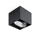 Faro Plafondarmatuur TECTO G53 IP20, zwart mat 