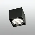 Faro Plafondarmatuur TECTO G53 IP20, zwart mat 