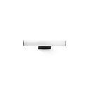 Wandarmatuur VOLGA LED IP44, zwart mat 