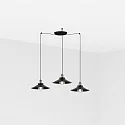 pendant luminaire MARLIN 3 flames E27 IP20, antique gold 