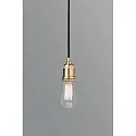 Faro pendant luminaire ART 1 flame E27 IP20, antique gold 