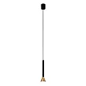 Pendelarmatuur DANKA LED IP20, goud, gesatineerd 